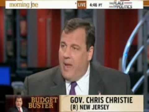 SHORT Chris Christie on Morning Joe 7-28-10.flv