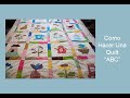 Cómo Hacer Una Quilt ABC