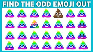 Find the odd emoji one out | emoji challenge | brain teaser | 97%fail | mind your logic #1