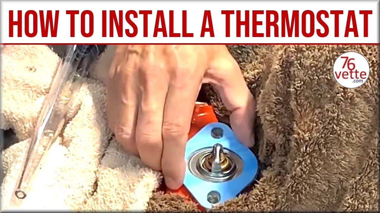 INSTALLING a Chevy 350 THERMOSTAT YouTube
