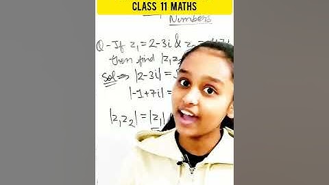 #short questions || Modulas of a complex numbers || Complex Number class 11 Maths || I am Natasha