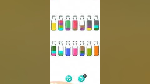 Watery Bottle - Water Color Sort Puzzle Game LEVEL 107