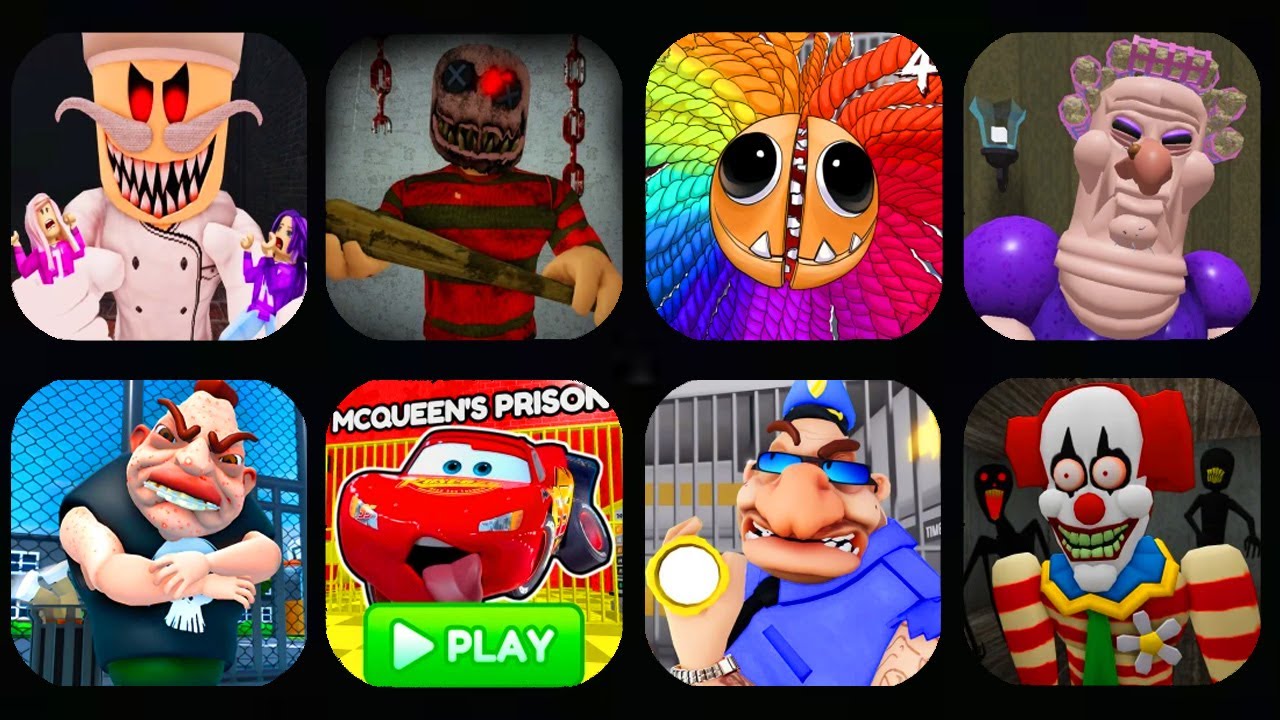 PAPA'S PIZZERIA RUN! ESCAPE FREDDY'S MANSION OBBY! 🅿️YARNABY'S PRISON RUN!