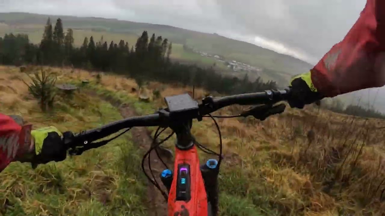 Enduro laps Ae Forest on the Mondraker level RR 28/12/24