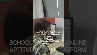 SCHOOL & COLLEGE ONLINE APTITUDE EXAM PLATFORM SOFTWARE AVAILABLE #school #college #onlineexam