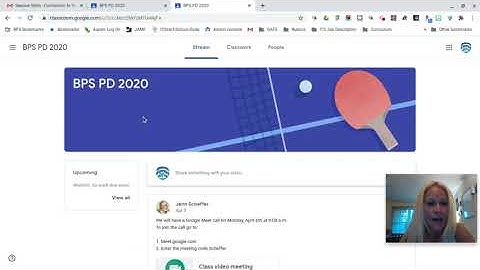 Creating a Google Meet Link in Google Classroom
