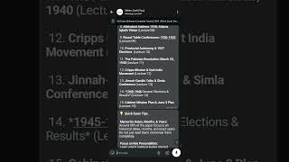 PAK301 Important Topics For Midterm | Virtual University | Miora #shorts