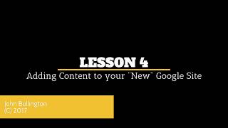 Lesson 4   Adding Content in Sites
