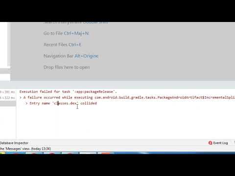 fix error gradle    Entry name 'classes dex' collided حل مشكلة الخطأ