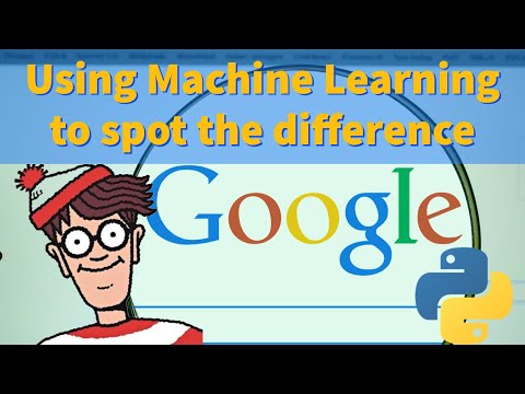 Using machine learning to identify differences between two similar images