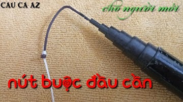4 nút buộc đầu cần đơn giản cho người mới