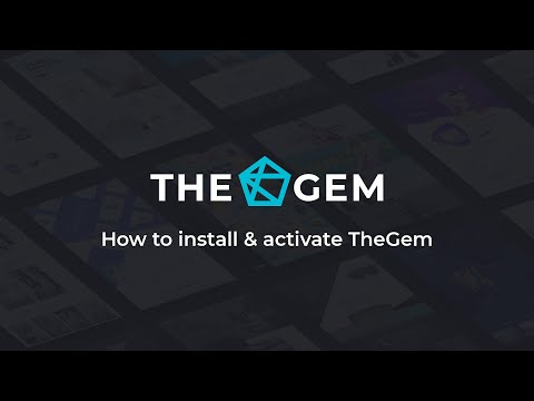 How to Install TheGem WordPress Theme