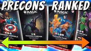 Marvel Super Heroes ULTIMATE Precon Guide  |  Ranking New #MTGxMarvel Decks
