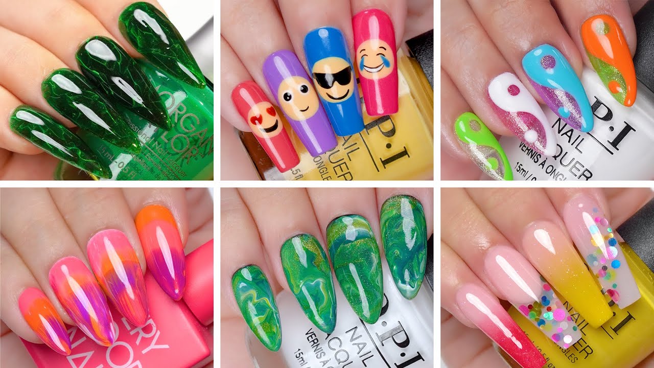 CUTE Nail Art!MUST HAVE DESIGNS😇 | Diy nail art tutorial, Simple nail art  designs, Trendy nail art
