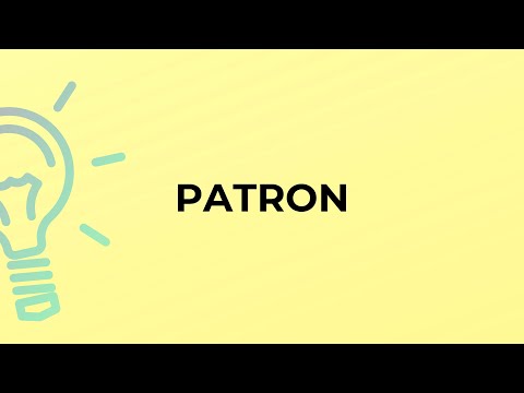 Video: Qual è la definizione di patron?