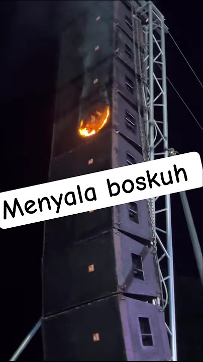 speaker terbakar auto menyala Boskuh #shortvideo