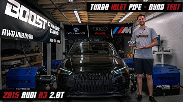 CTS Turbo Inlet Pipe - Dyno Test - 2015 Audi A3 2.0T AWD