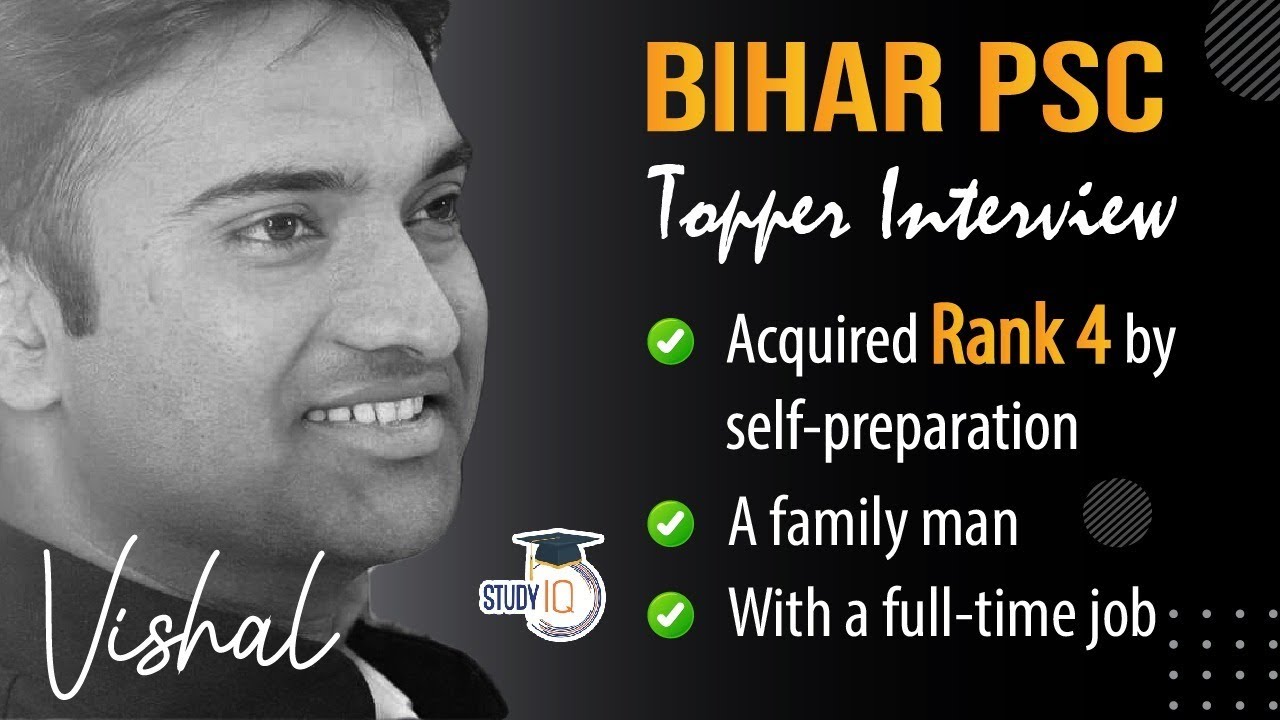 BPSC Topper Interview - Strategy to prepare for BPSC exam with Job ...