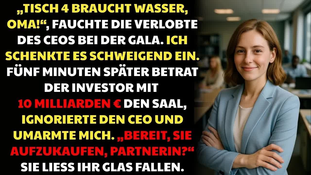 Sie Nannten Mich „Oma“ Auf Der Gala  Jetzt Gehört Mir Das Unternehmen  ｜ Büro Rachegeschichte