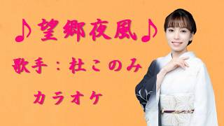【新曲】望郷夜風 ／杜このみ／カラオケ／2026年07月22日発売