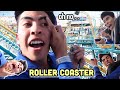 Doing my MAKEUP on a ROLLER COASTER!?! | Louie's Life