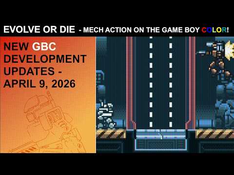 NEW GBC HOMEBREW GAME - EVOLVE OR DIE - APRIL 2026 UPDATES