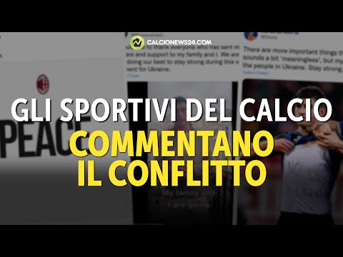 Guerra Russia-Ucraina LIVE: distrutto uno stadio, Tymoschuk sanzionato dall'UAF 1 Come calciatori e squadre stanno vivendo la GUERRA IN UCRAINA: le reazioni SOCIAL più forti