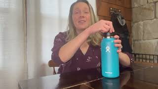Review of Hydro Flask 32 Oz Wide Flex Straw Cap #amazonfinds #hiking #camping #hydration