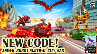 Animal Robot Survival City War Gameplay - Mobile Game (Android) screenshot 1