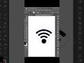 Adobe illustrator tips and tricks | How to create wifi icon easily #shortsfeed