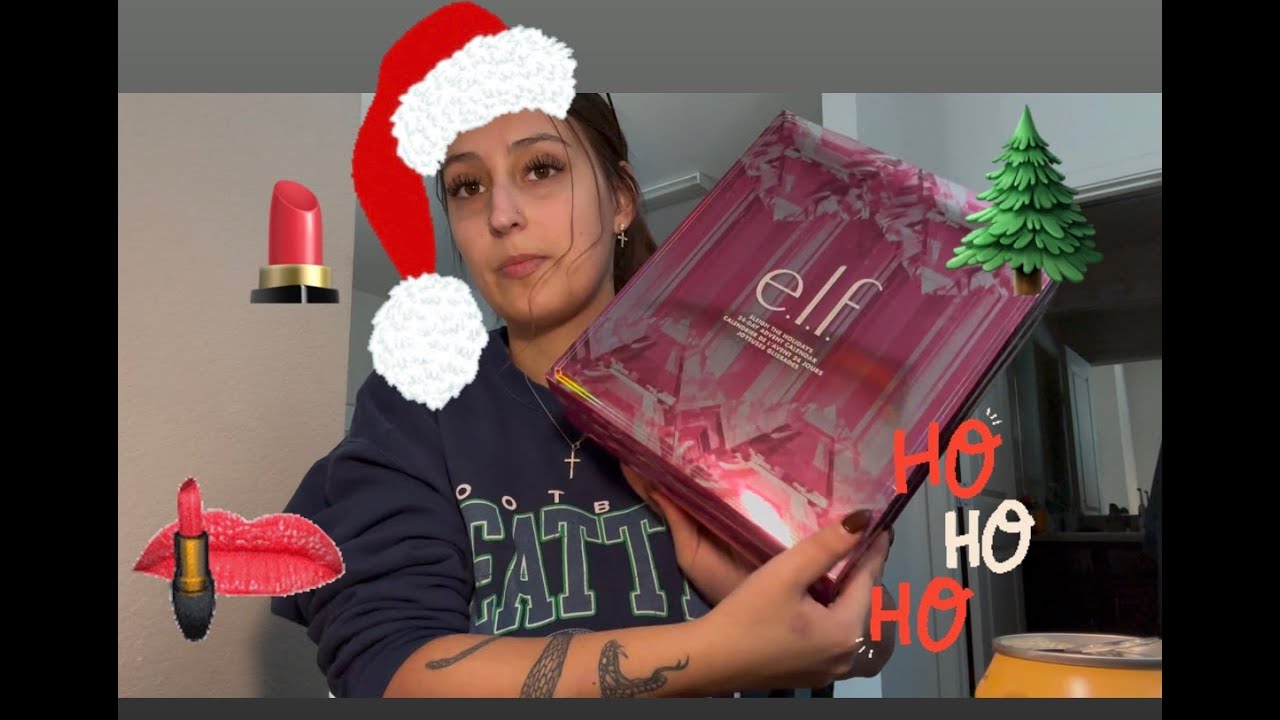 Opening the Elf Cosmetics 24 day Advent calendar 11/9-11/12 - YouTube