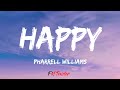 Happy [From Despicable Me 2] - Pharrell Williams (Lyrics)