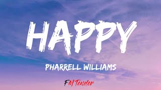 Happy [From Despicable Me 2] - Pharrell Williams (Lyrics) Resimi