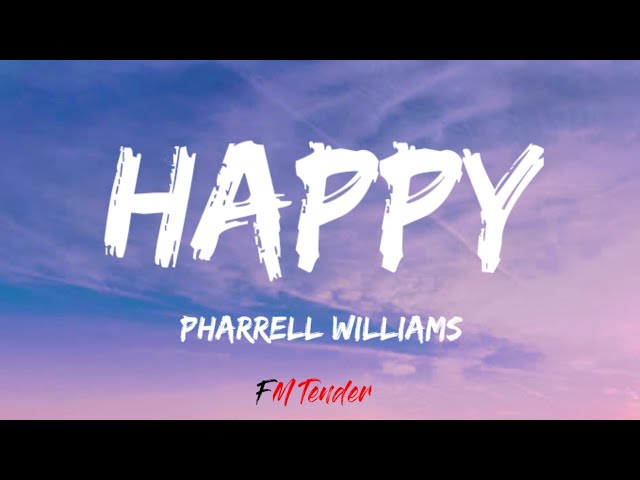 Happy [From Despicable Me 2] - Pharrell Williams (Lyrics) class=