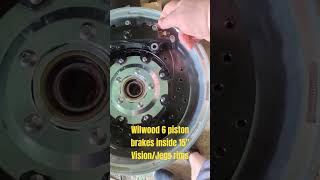 checking fitment Wilwood Forged DynaPro 6 piston 140-12837