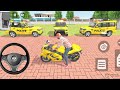 🎮 Franklin order by 3️⃣ police car  in Indian 🇮🇳 bike 💥 Theft Auto simulator 🎮