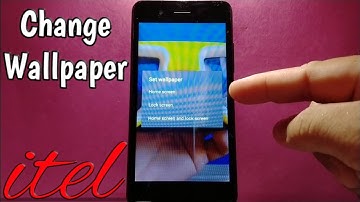 How to change wallpaper from photo on itel Alpha Lite