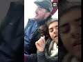 West ham fan getting a little too excited on the coach to swansea