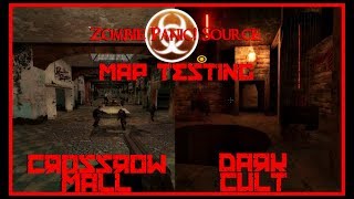 Zombie Panic! Source - Map Testing: Crossrow Mall / Dark Cult (Survival/Objective)