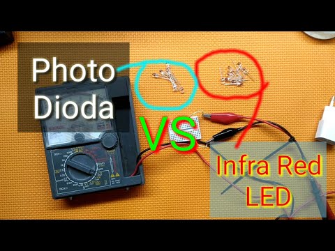 Perbedaan dan kesamaan Photodiode dan infrared led