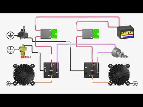 Dual Electric Fan Relay