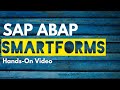 Smartforms creation in sap abap  sap abap online training