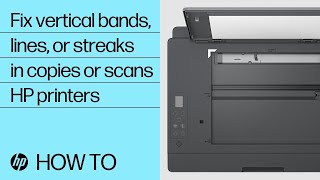 How to fix vertical bands, lines, or streaks in copies or scans on your HP  printer