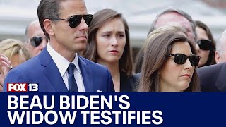 Beau Biden's widow testifies in Hunter Biden trial