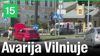 Vilniuje Po Susidūrimo Su Lexus Ant Borto Užšoko Bmw