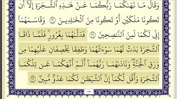 Surah Al -A’raf (سورة الأعراف) Number 7 Juz’u 8,9 from the Holy Quran by Abdelbasit Abdulsamad