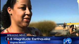 Quake rattles Va. - 5 pm
