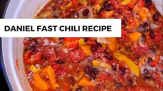 Daniel Fast Chili