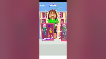 DOLL DESIGNER! game MAX LEVEL Gameplay All Levels Walkthrough iOS, Android New Game