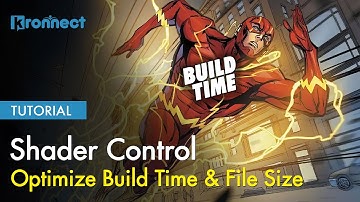 Reduce BUILD TIME (and file size) in Unity